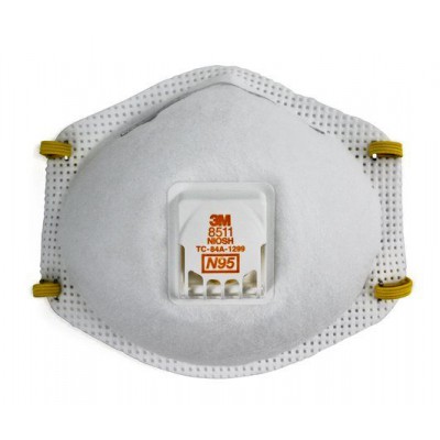 3M™ 8511 N95 微細粉塵防護口罩10片/盒